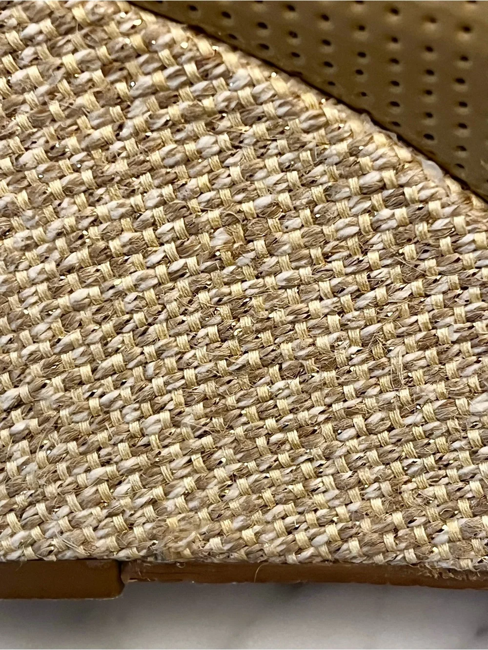 Lily Pulitzer Tan Peep-Toe Wedge Sandals